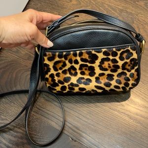 JCrew leopard crossbody.